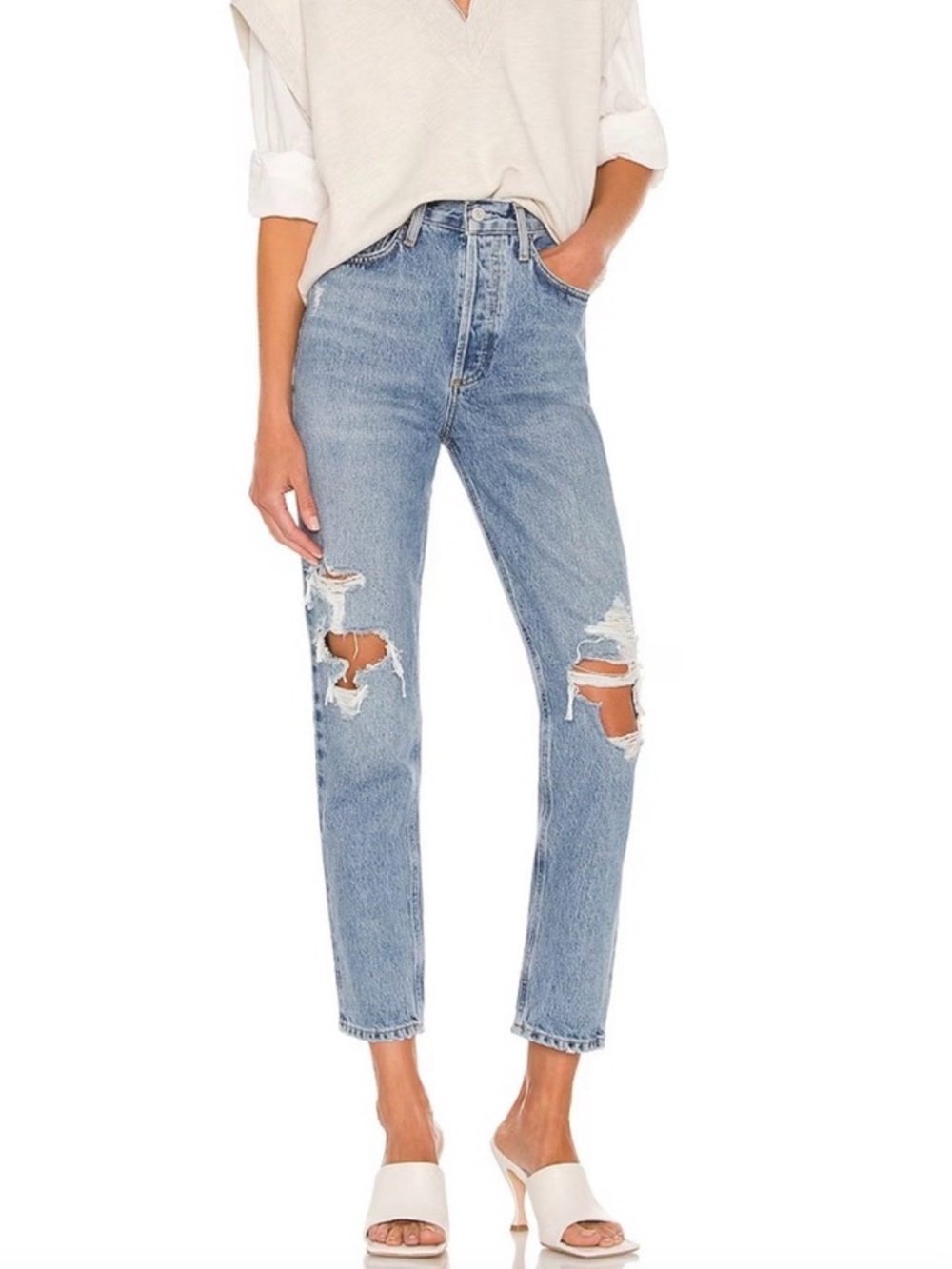 Agolde Fen Jeans size 27 - Distressed Straight